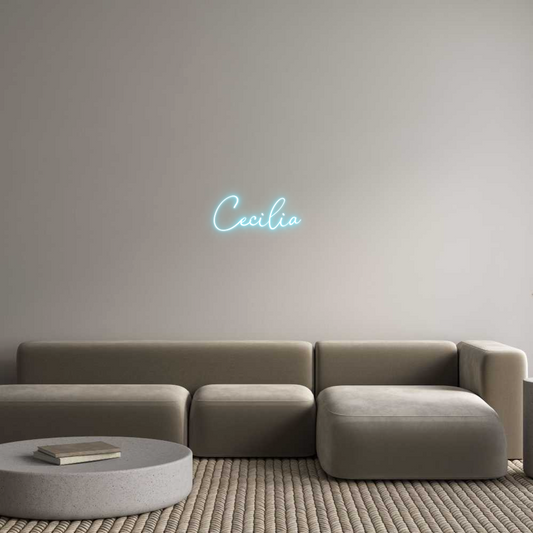 Custom Neon: Cecilia
