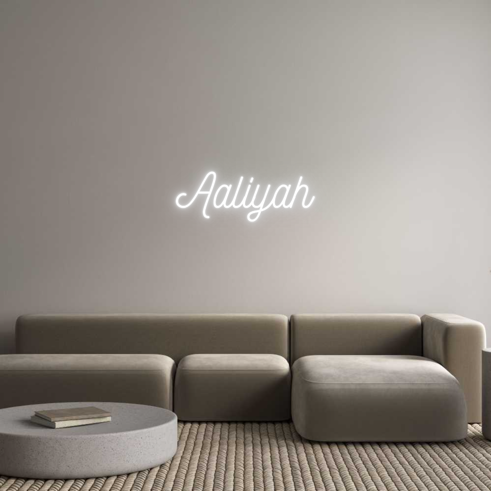 Custom Neon: Aaliyah