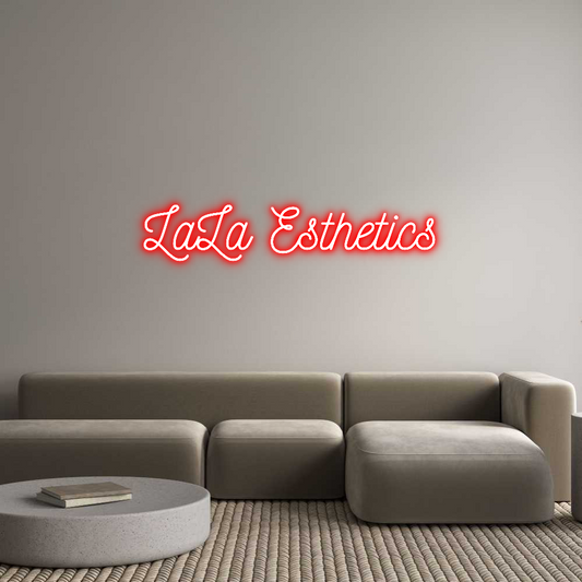 Custom Neon: LaLa Esthetics