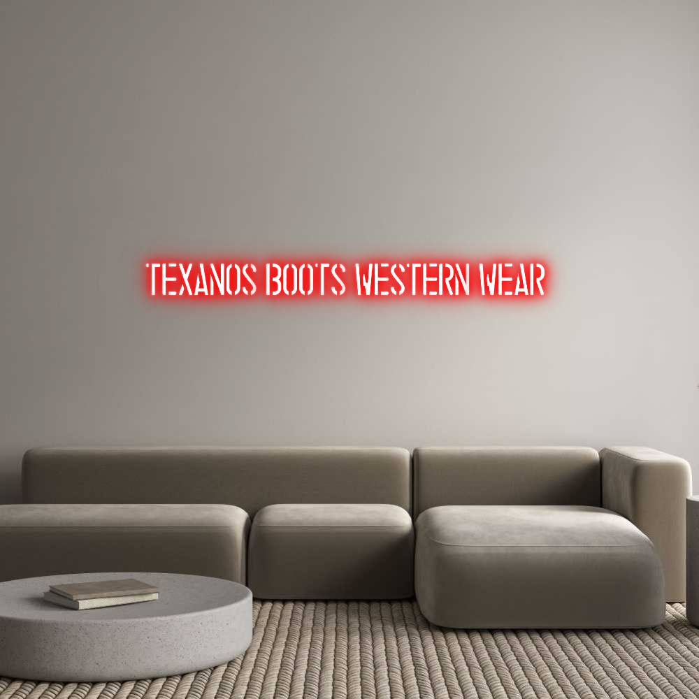 Custom Neon: TEXANOS BOOTS...