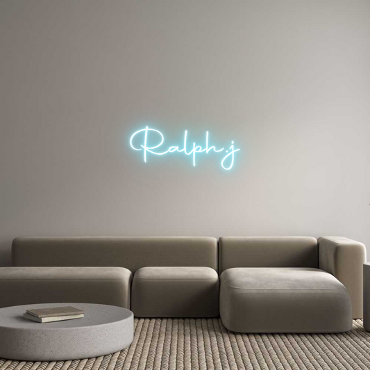 Custom Neon: Ralph.j