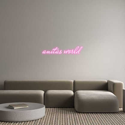 Custom Neon: anitas world