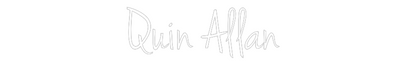 Custom Neon: Quin Allan
