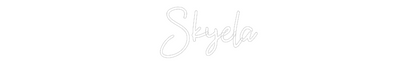 Custom Neon: Skyela