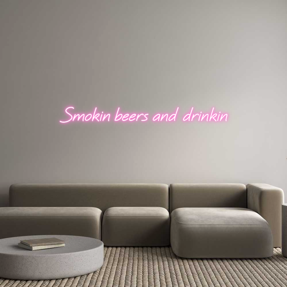 Custom Neon: Smokin beers ...