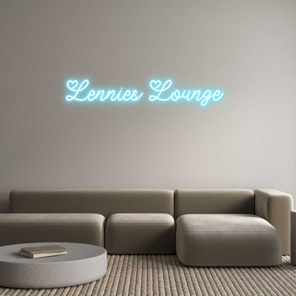 Custom Neon: Lennies Loung...