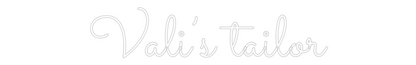 Custom Neon: Vali’s tailor