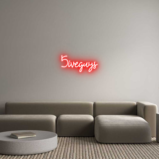 Custom Neon: 5iveguys