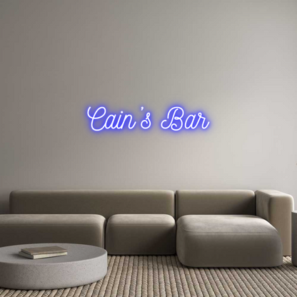 Custom Neon: Cain’s Bar