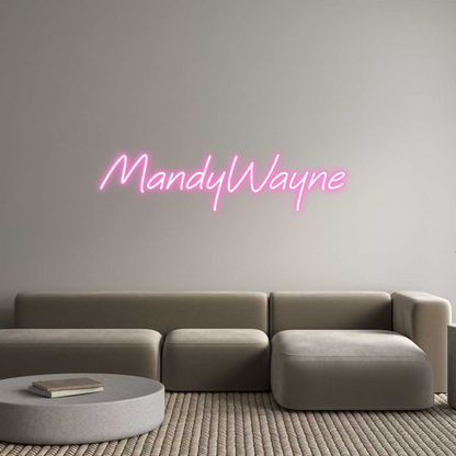 Custom Neon: MandyWayne