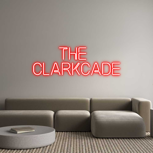 Custom Neon: The 
Clarkcade