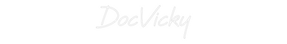 Custom Neon: DocVicky