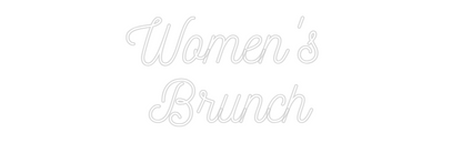 Custom Neon: Women's 
Bru...