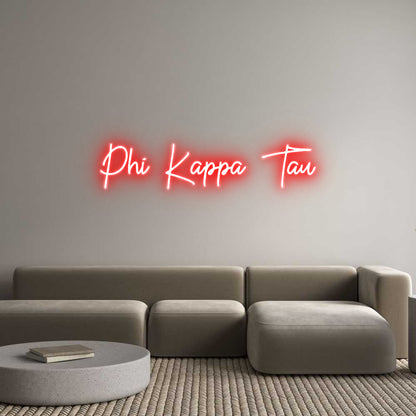 Custom Neon: Phi Kappa Tau