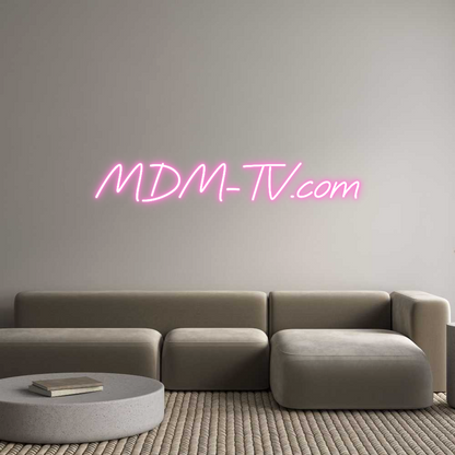 Custom Neon: MDM-TV.com