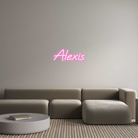 Custom Neon: Alexis