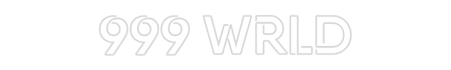 Custom Neon: 999 WRLD