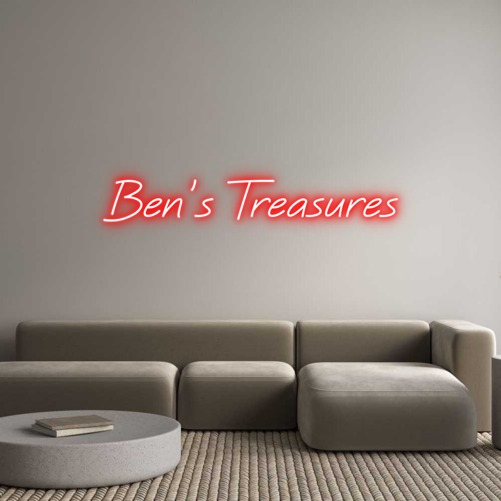 Custom Neon: Ben’s Treasures