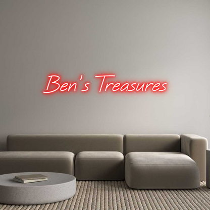 Custom Neon: Ben’s Treasures