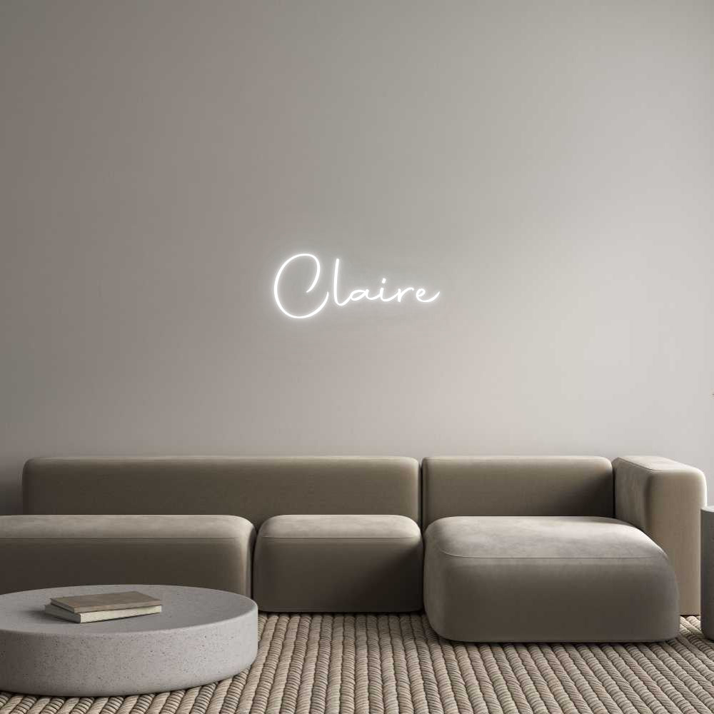 Custom Neon: Claire