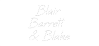 Custom Neon: Blair 
Barre...
