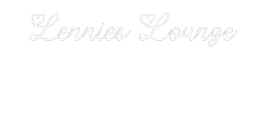 Custom Neon: Lennies Loung...