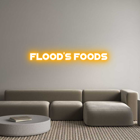 Custom Neon: Flood's Foods