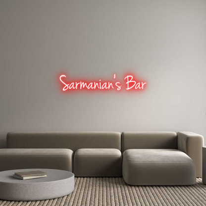 Custom Neon: Sarmanian's Bar