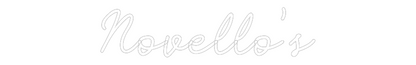 Custom Neon: Novello’s