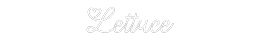 Custom Neon: Lettuce