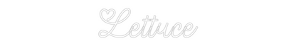 Custom Neon: Lettuce