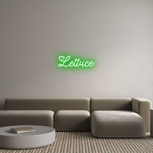 Custom Neon: Lettuce