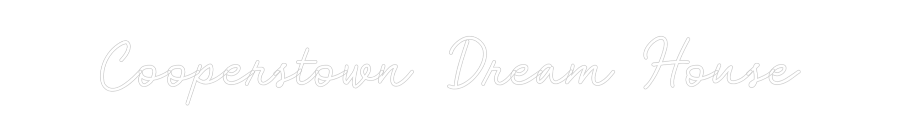 Custom Neon: Cooperstown D...