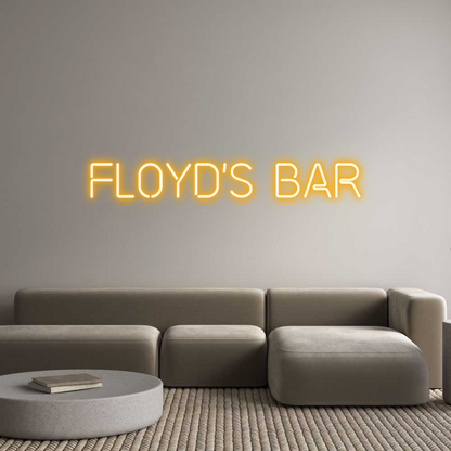 Custom Neon: Floyd's Bar