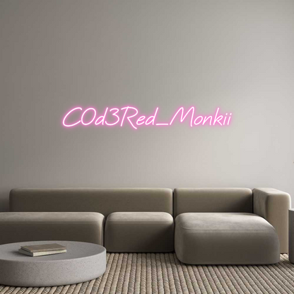 Custom Neon: C0d3Red_Monkii