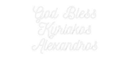 Custom Neon: God Bless
Ky...