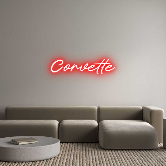 Custom Neon: Corvette