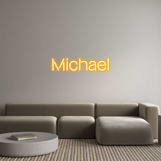 Custom Neon: Michael