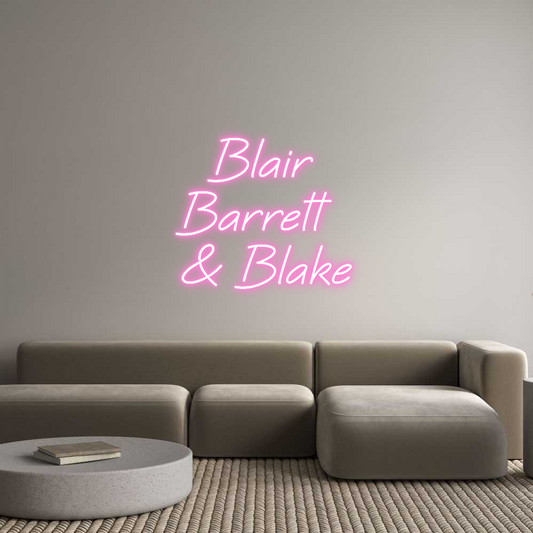 Custom Neon: Blair 
Barre...