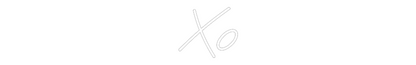Custom Neon: Xo