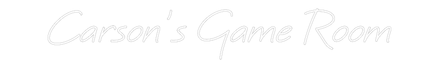 Custom Neon: Carson’s Game...