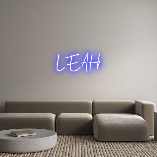 Custom Neon: LEAH