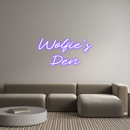 Custom Neon: Wolfie’s
Den