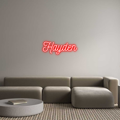 Custom Neon: Hayden