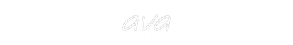 Custom Neon: ava