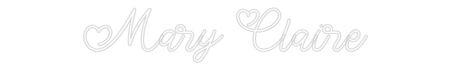 Custom Neon: Mary Claire