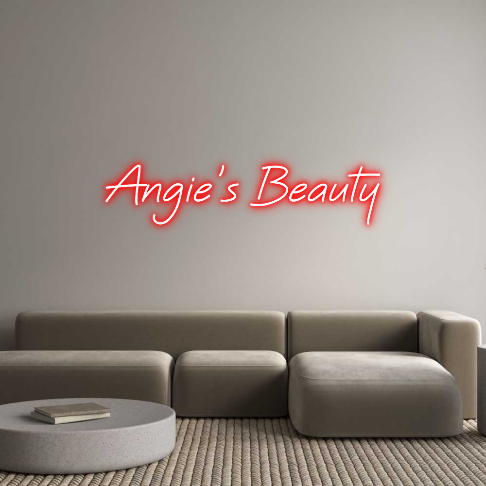 Custom Neon: Angie's Beauty