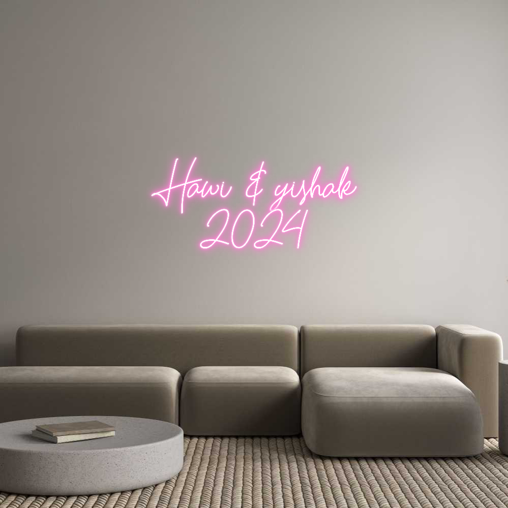 Custom Neon: Hawi & yishak...