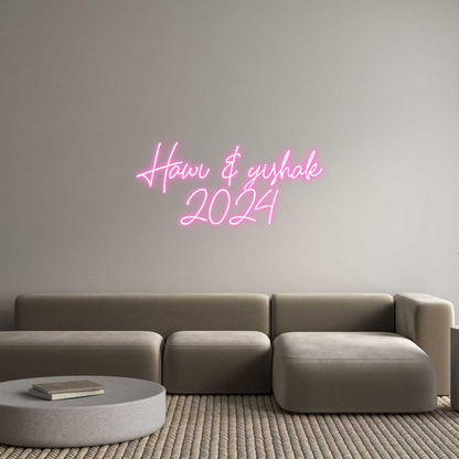 Custom Neon: Hawi & yishak...