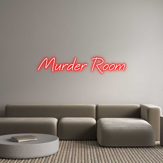 Custom Neon: Murder Room